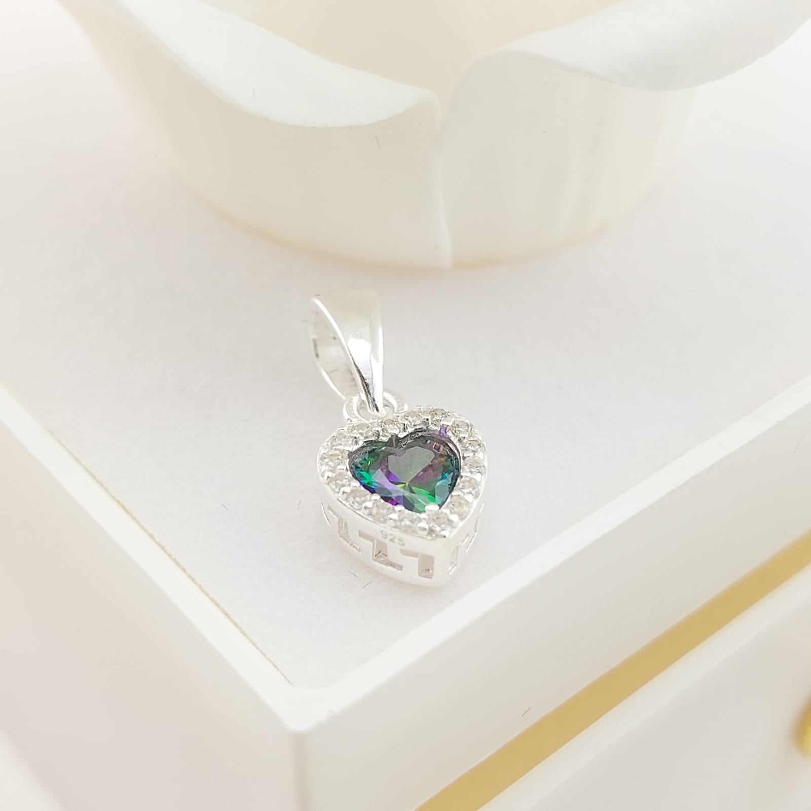 Dije Corazón 10mm Plata 925 26879