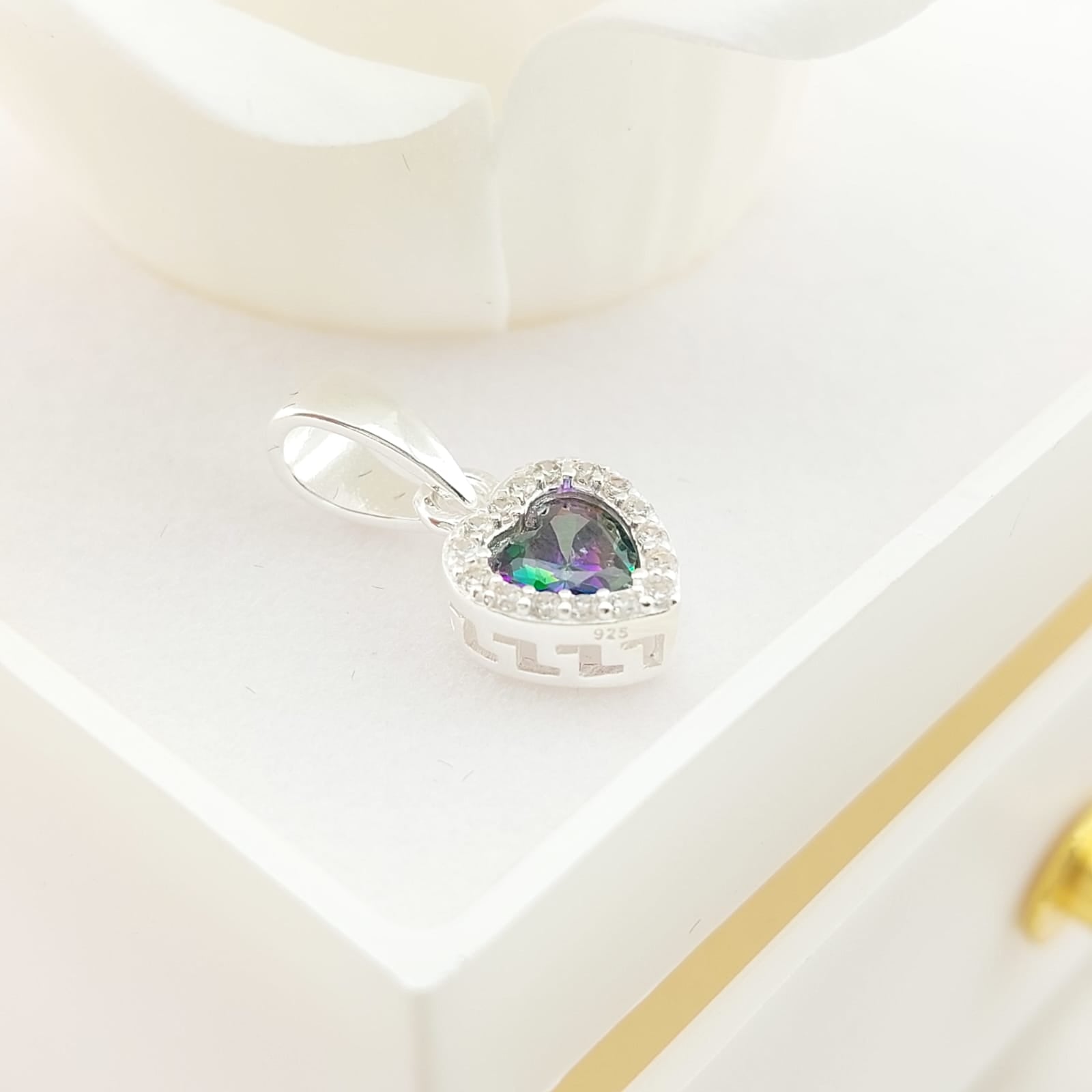 Dije Corazón 10mm Plata 925 26879
