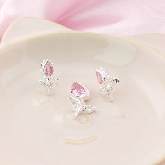 Juego Tulipán Dama Plata 925 26914