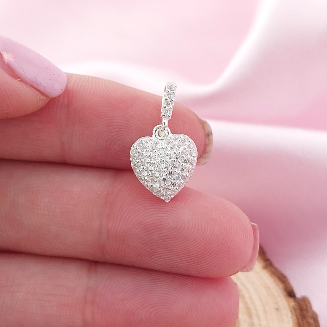 Dije Corazón 12mm Plata 925 26920