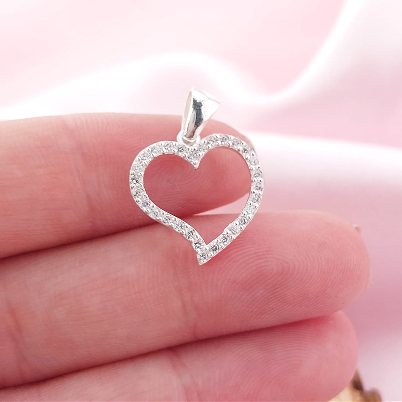 Dije Corazón 16mm Plata 925 26919