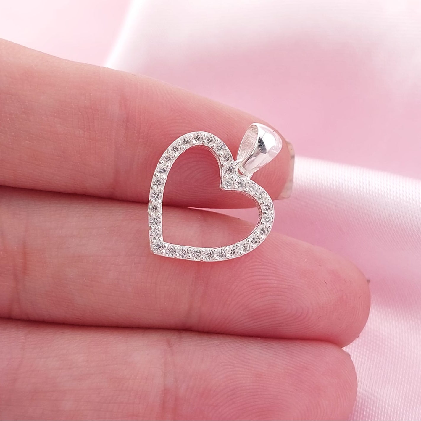 Dije Corazón 16mm Plata 925 26929
