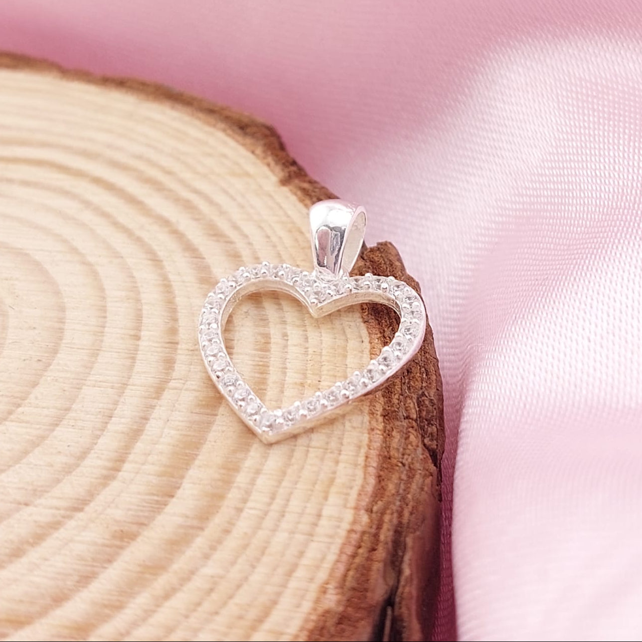Dije Corazón 16mm Plata 925 26929