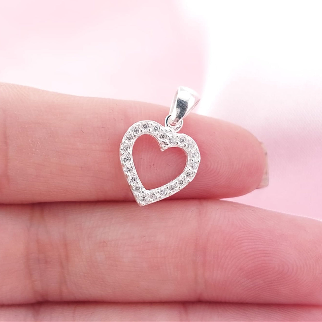 Dije Corazón 12mm Plata 925 26925