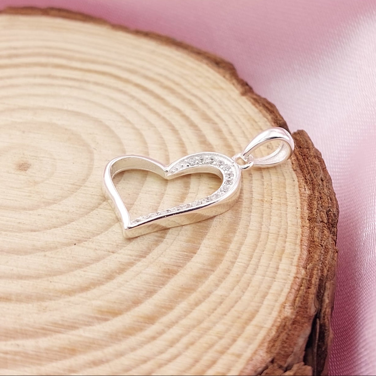 Dije Corazón 18mm Plata 925 26922
