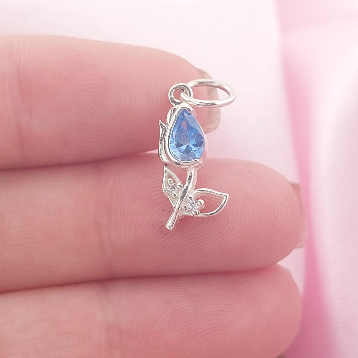 Dije Tulipán 14mm Plata 925 26968