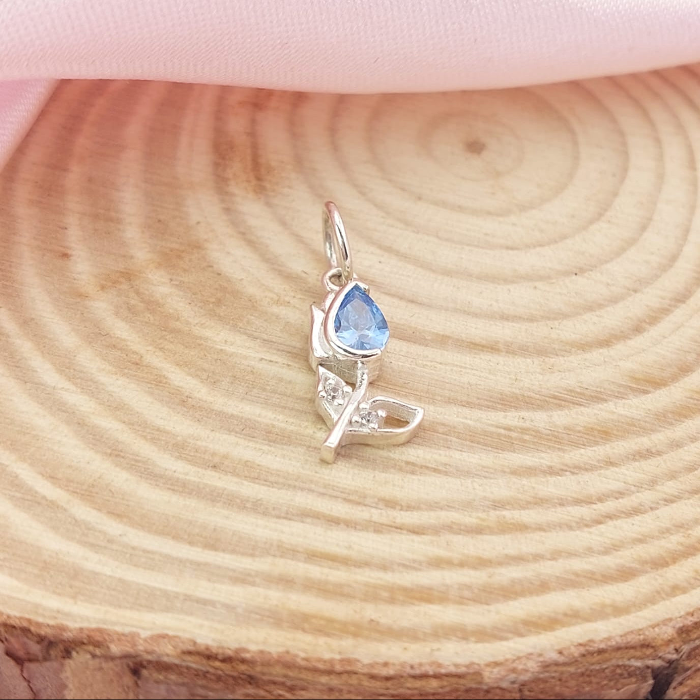 Dije Tulipán 14mm Plata 925 26968