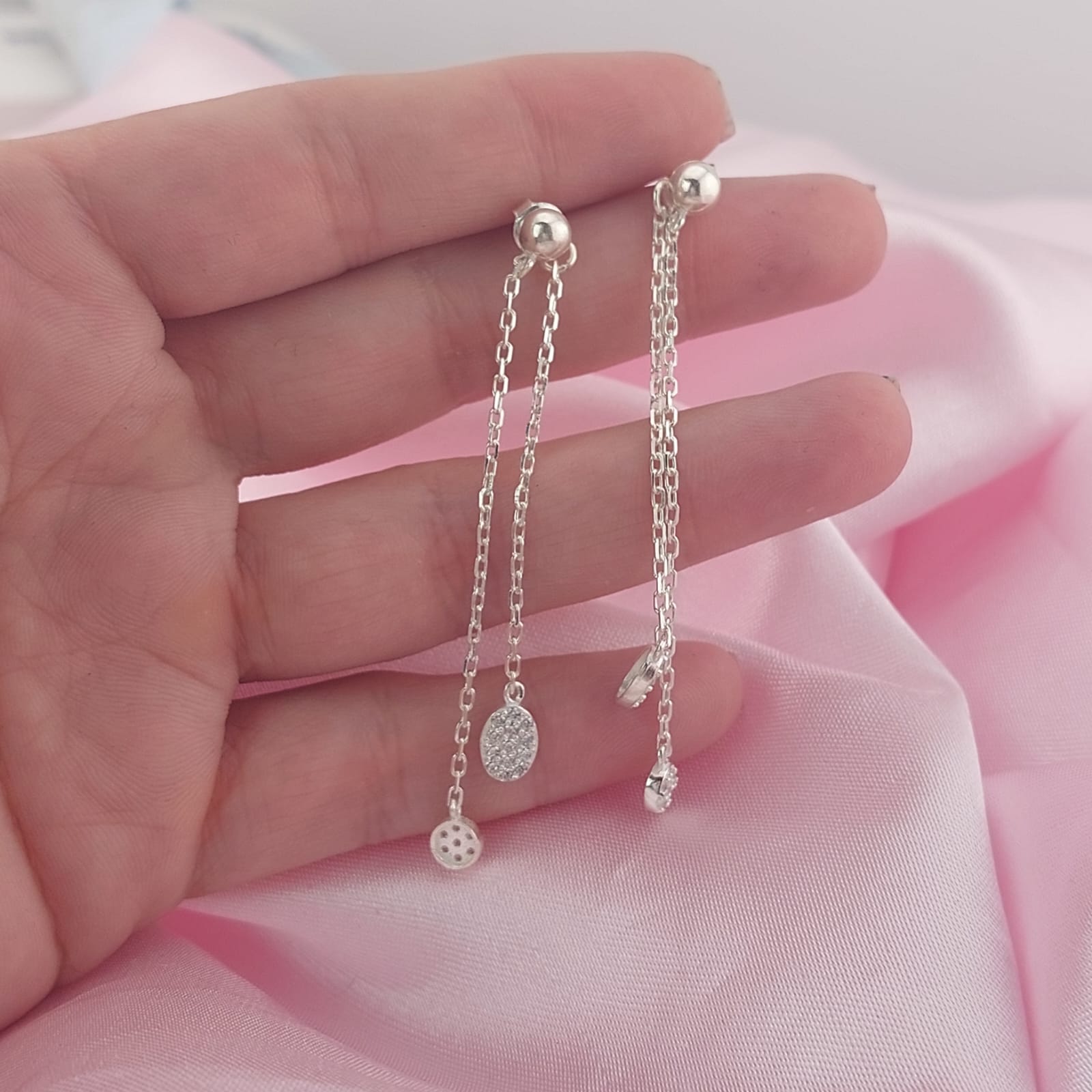 Aretes Largos 60mm 3.0g Plata 925 26963