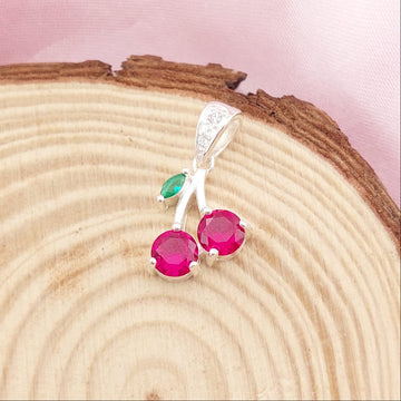 Dije Cereza Roja Plata 925 25806