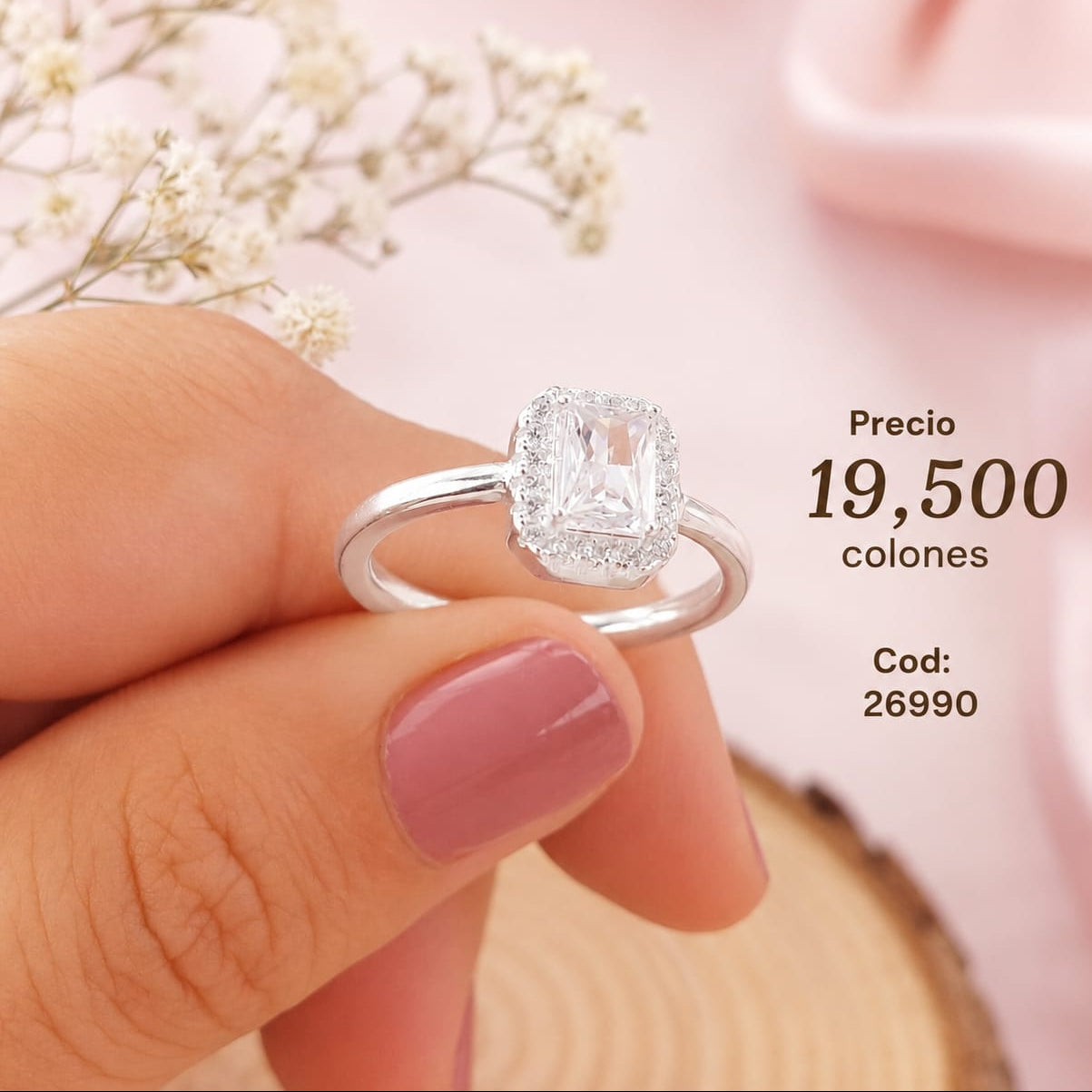 Anillo Compromiso Plata 925 26990
