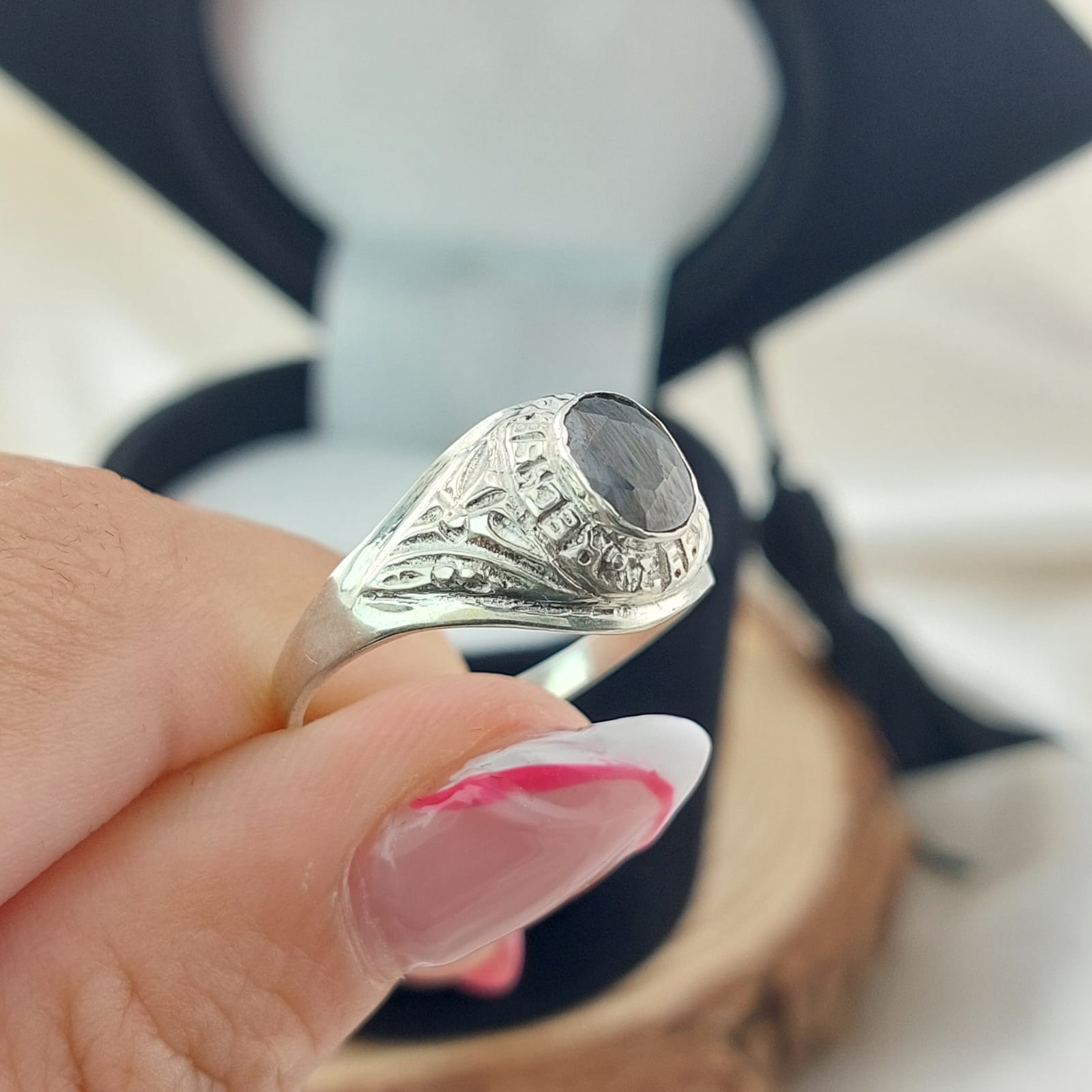 Anillo Graduación Sexto Plata 925 27002