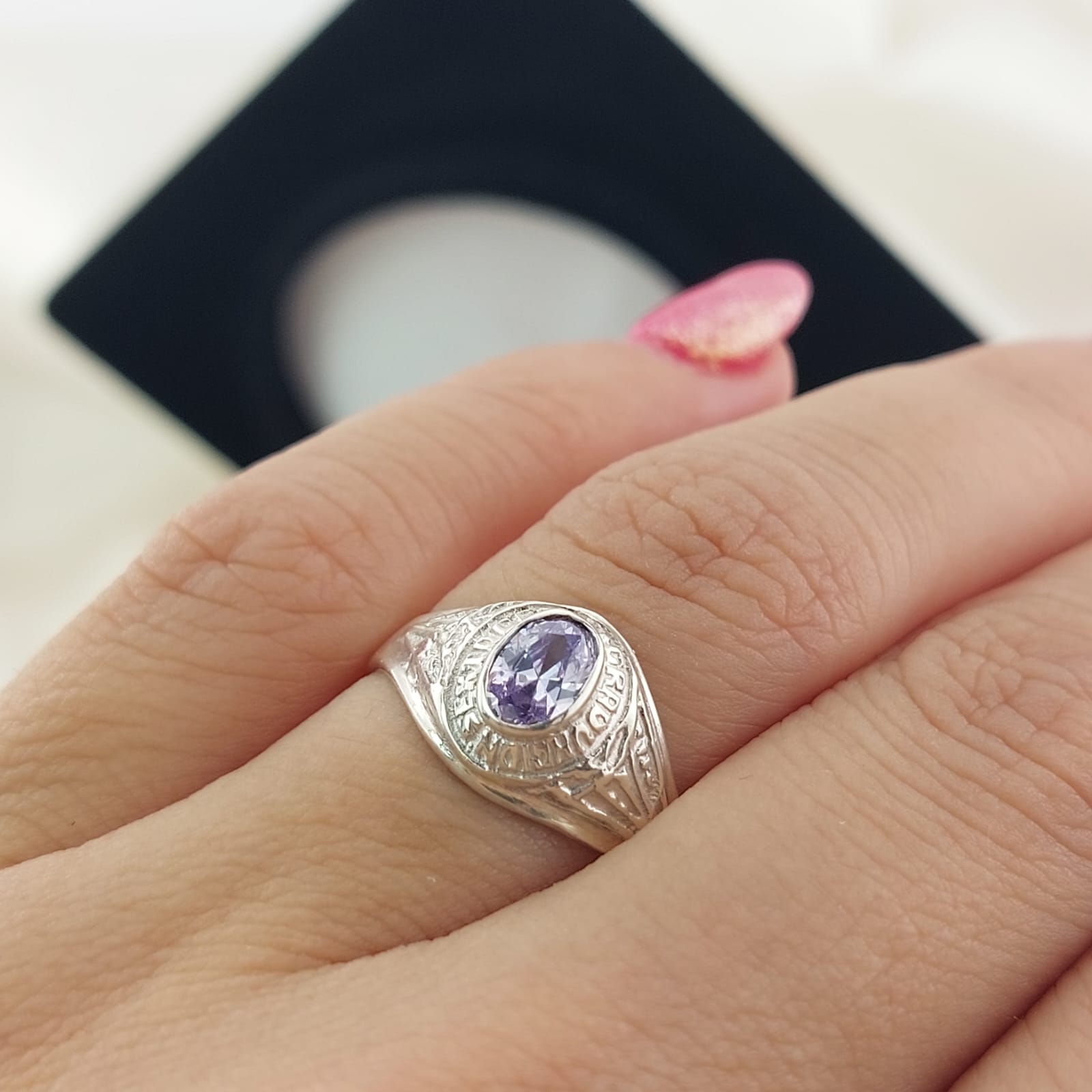 Anillo Graduación Plata 925 25153