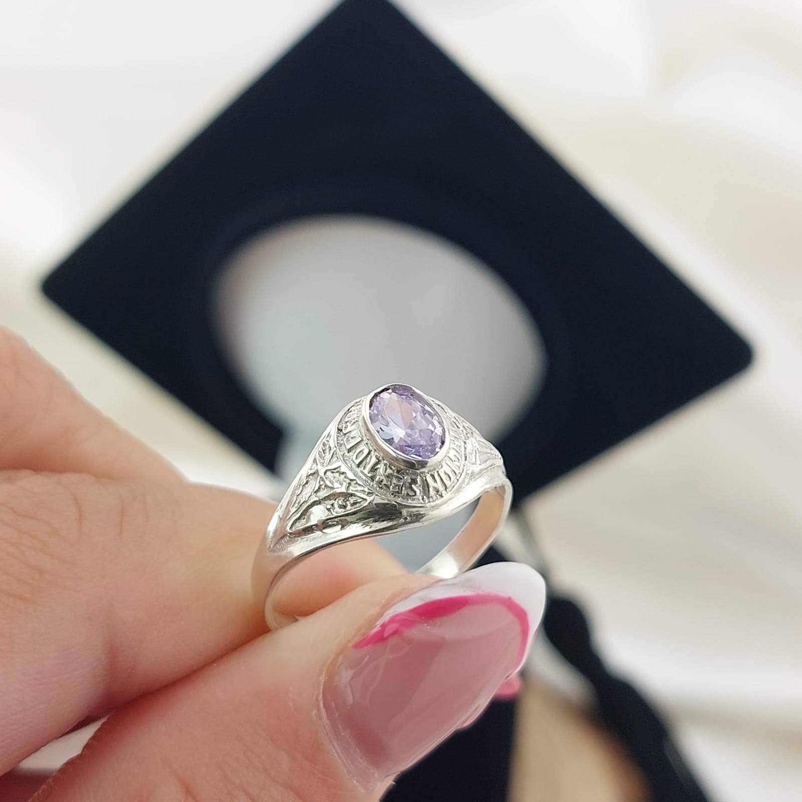 Anillo Graduación Plata 925 25153