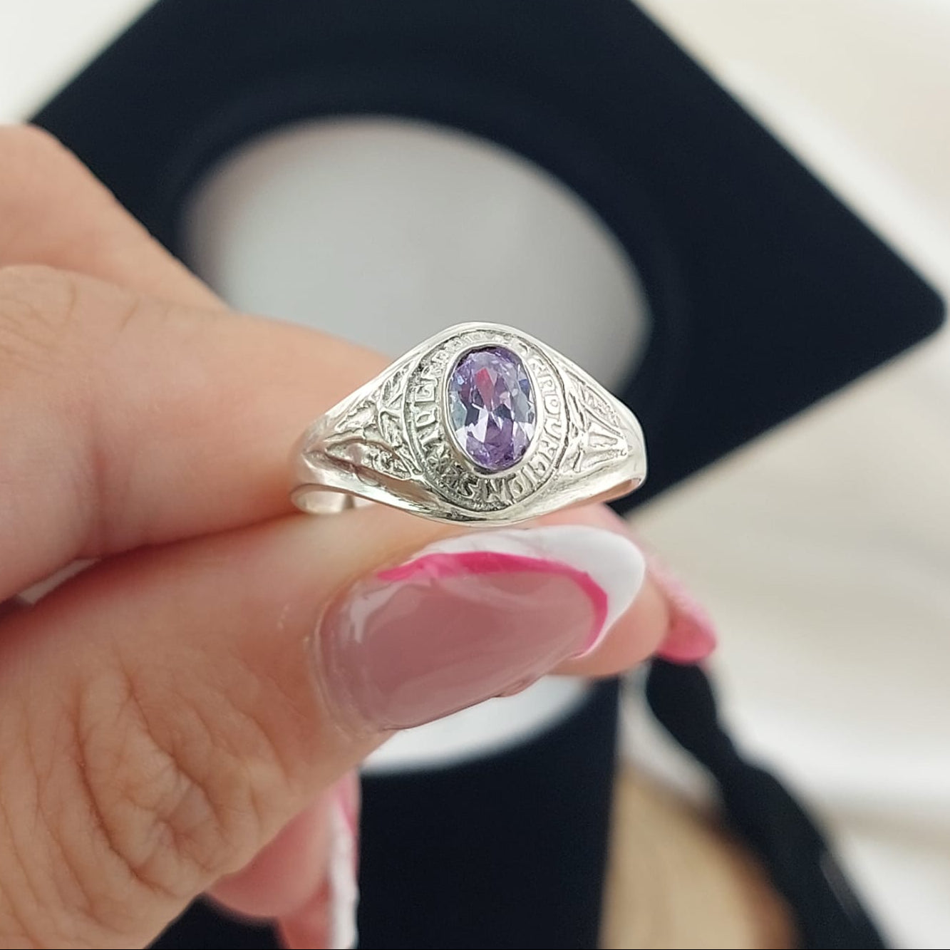 Anillo Graduación Plata 925 25153