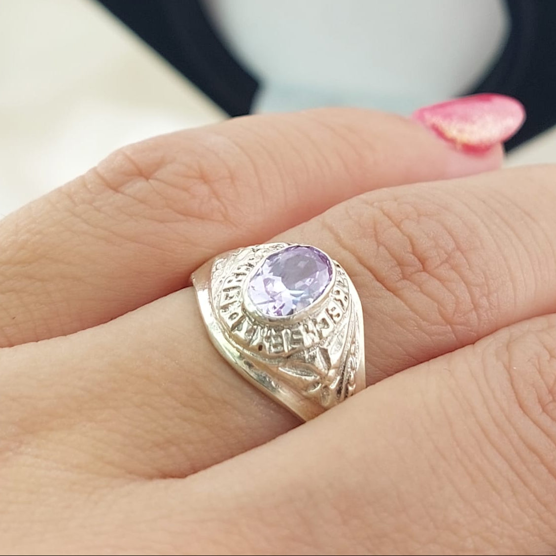 Anillo Graduación Sexto Plata 925 25952