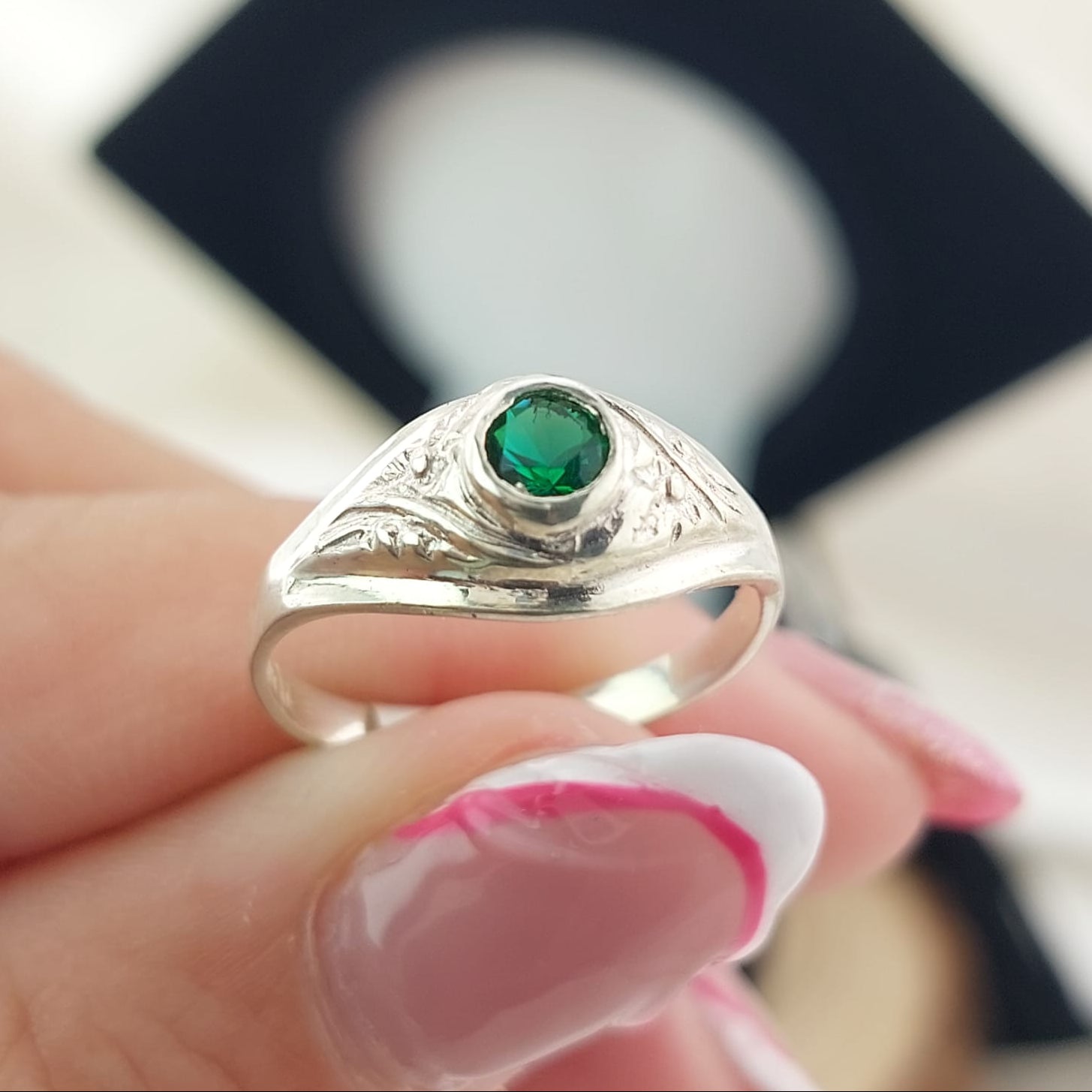 Anillo Graduación Kínder Plata 925 25958