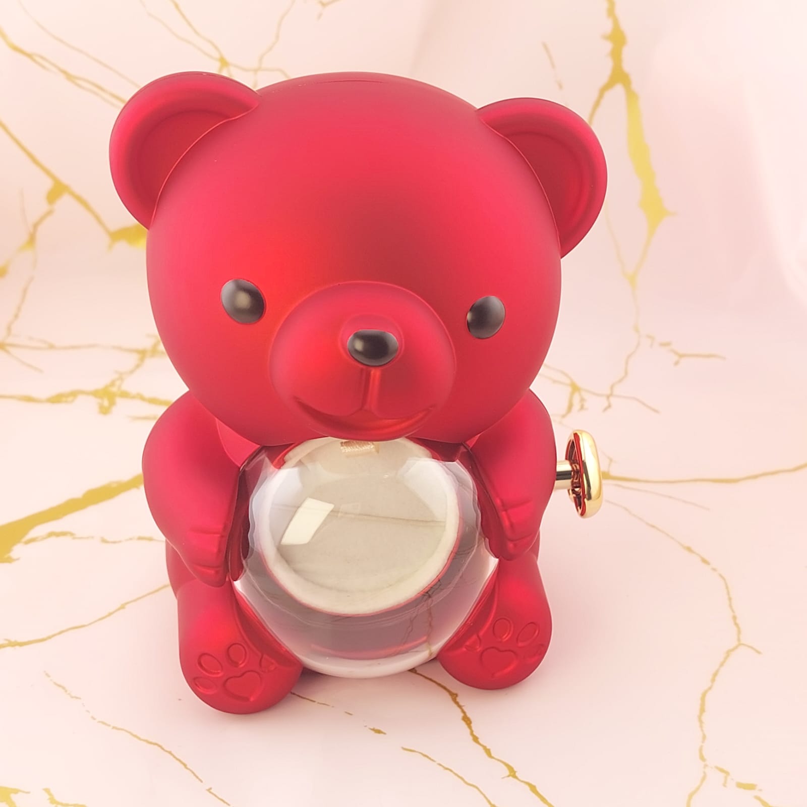 Caja de Regalo Oso Rojo Anillos 801022