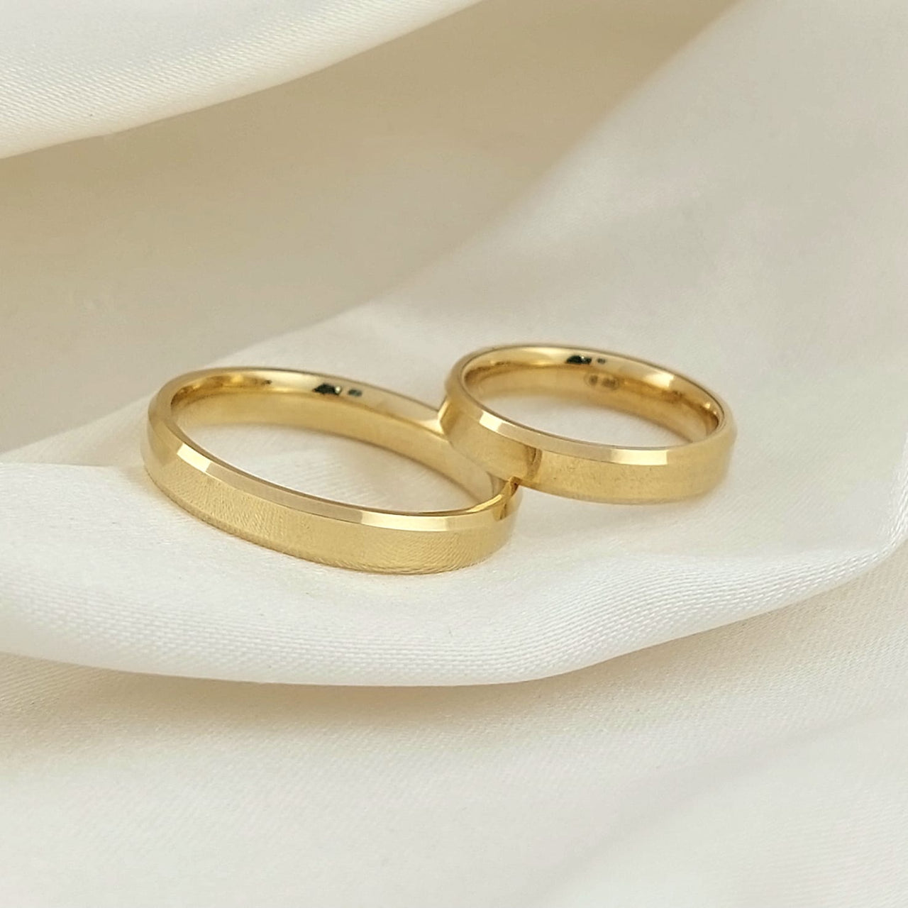 Anillos Matrimonio Duo Oro 10k 5.5g Italia 210000020960