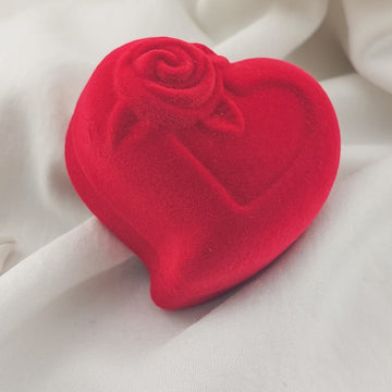 CAJA REGALO CORAZON ROJO ANILLO 01515