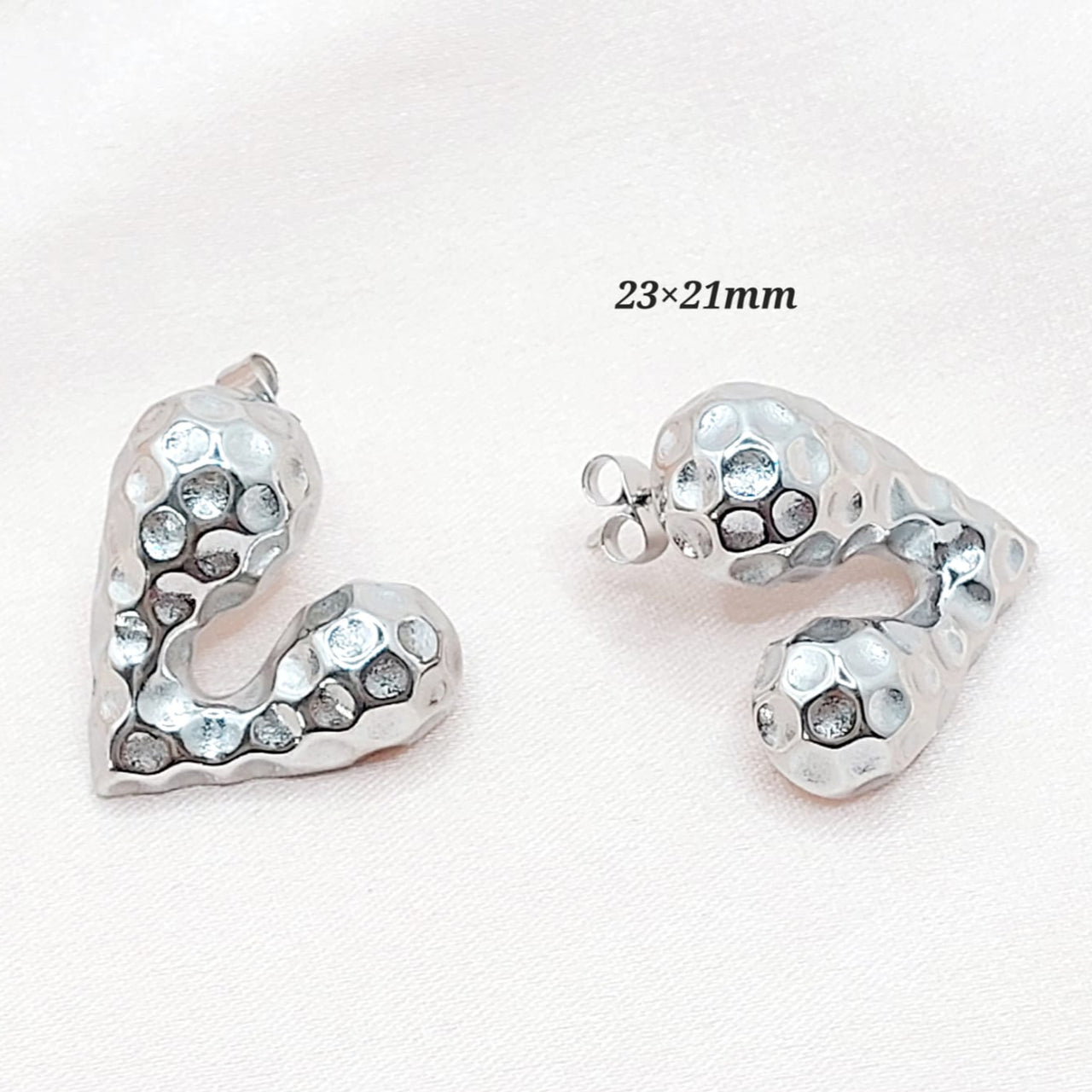 Arete Acero Dama Corazon 23X21mm 210000023570