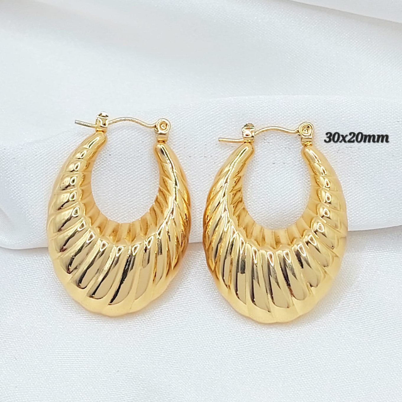 Argollas 30x20mm Acero 210000022222x