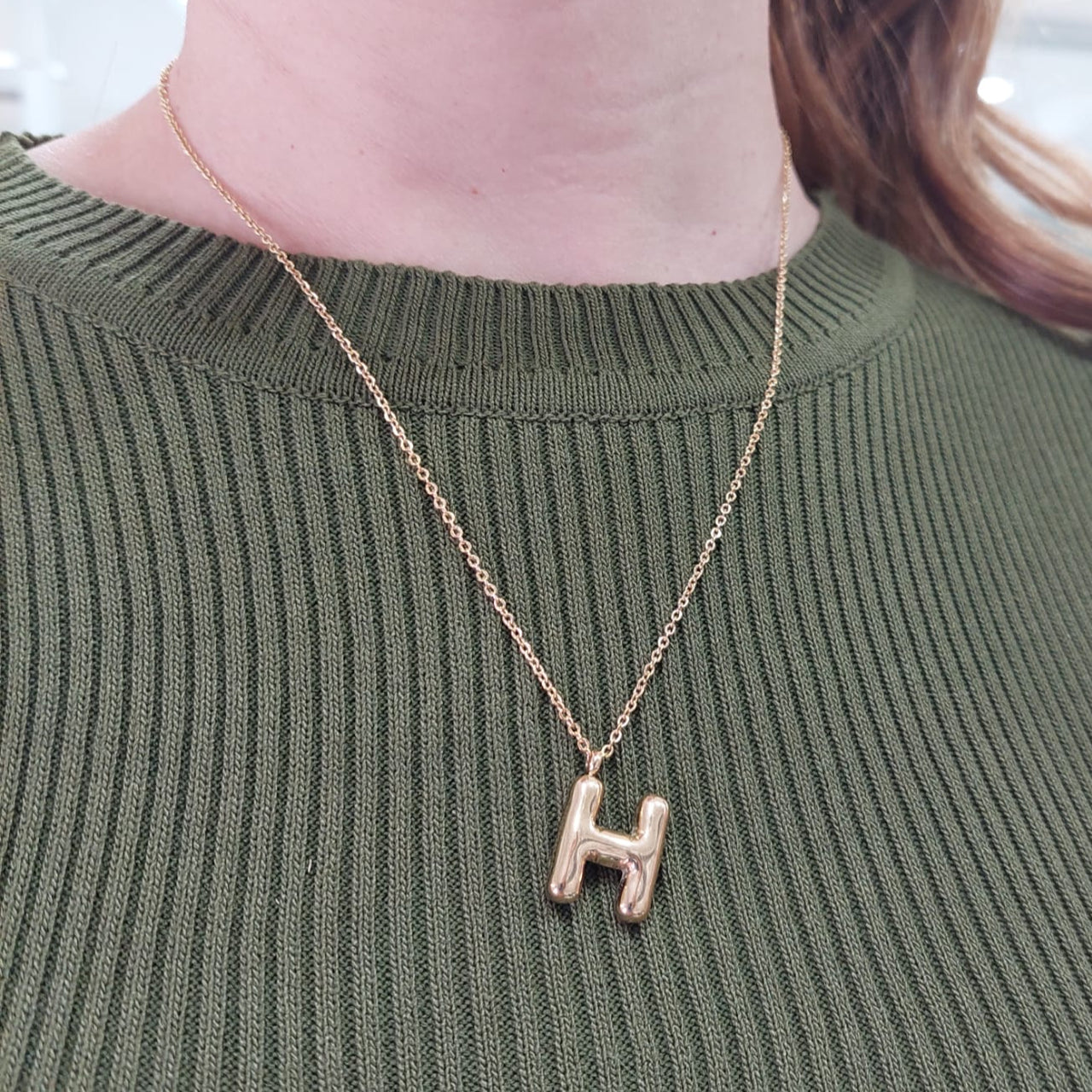 Collar Letra H Acero 210000023486x