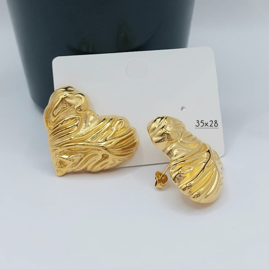 Arete Acero Dama Corazón 35X28 210000023571x