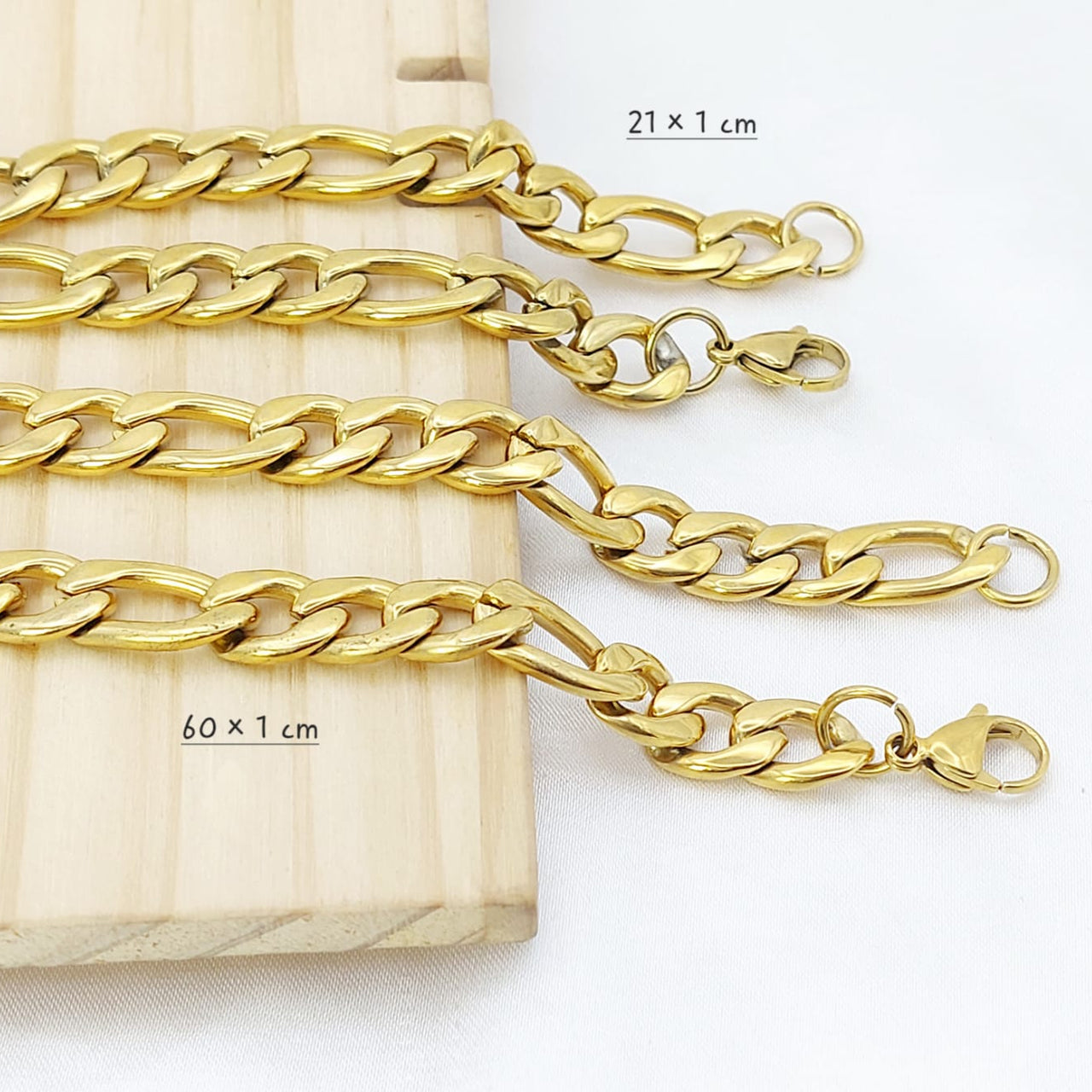 Juego cadena y pulsera Hombre Acero 210000016557x