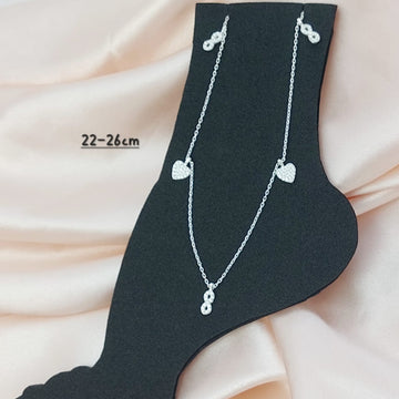 Tobillera Dama 22-26cm Plata 925 23959