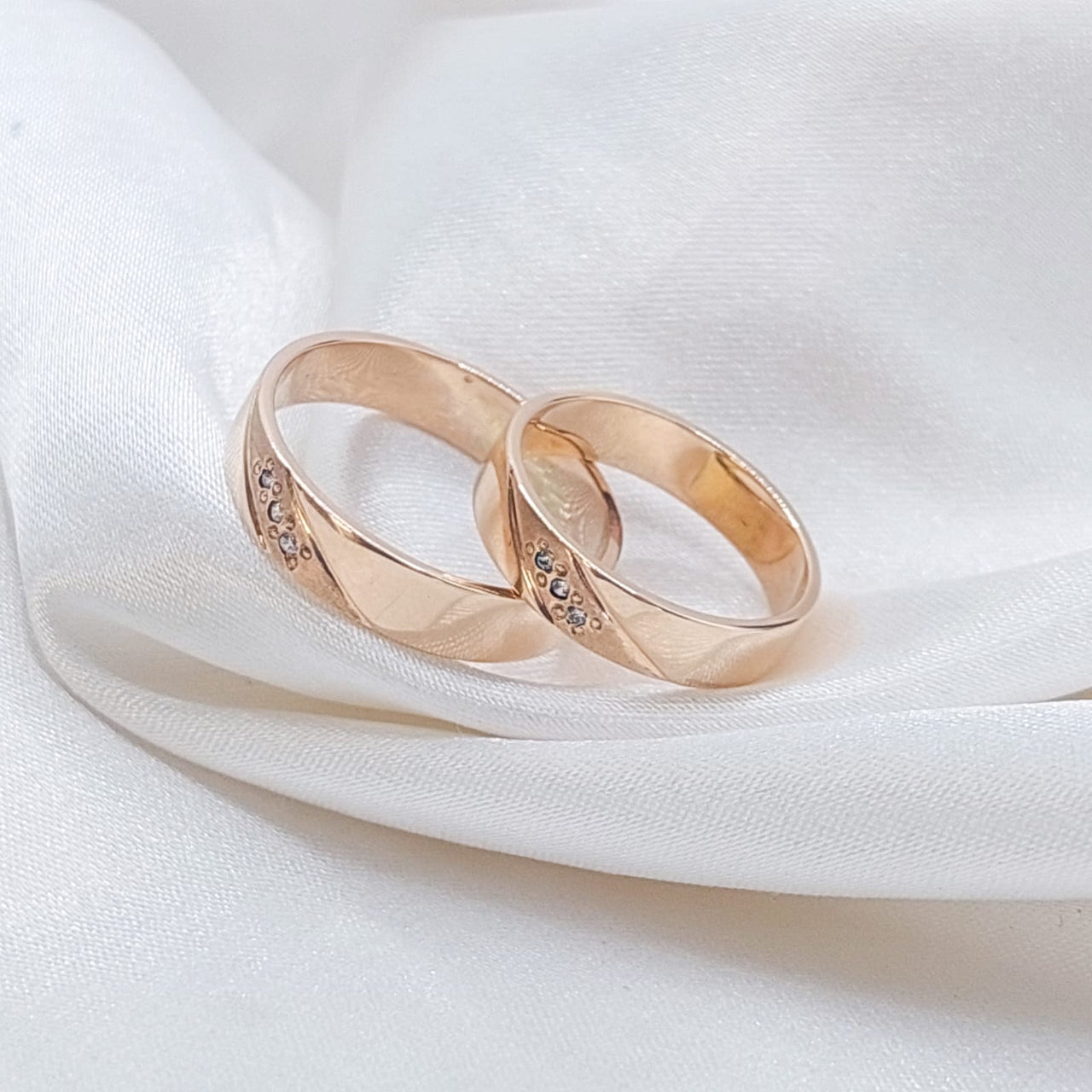 Anillos Matrimonio Duo Oro 10k 5mm 7.0g 210000020767