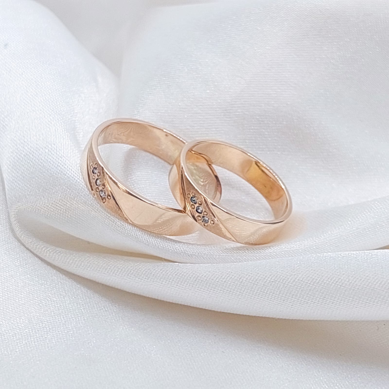 Anillos Matrimonio Duo Oro 10k 5mm 7.0g 210000020767