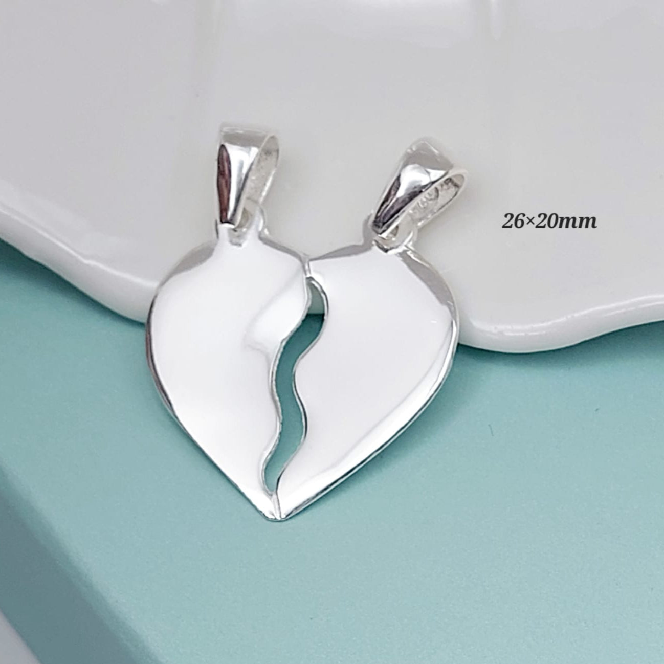 Dije Corazón Plata 925 26 x 20 mm 210000021755GR2