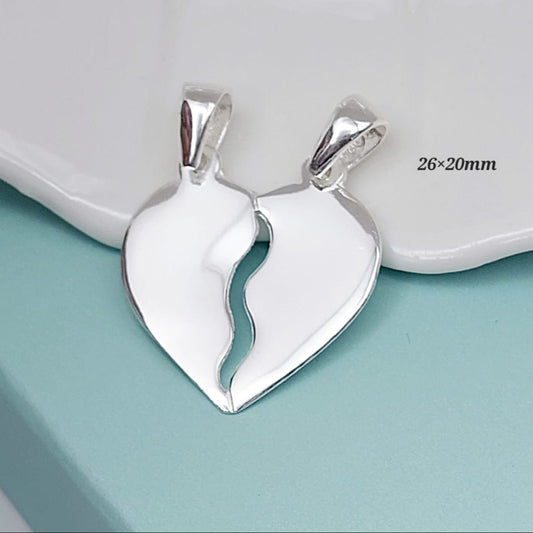 Dije Corazón Plata 925 26 x 20 mm 210000021755GR2