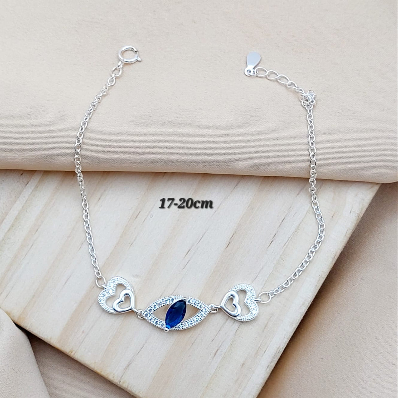 Pulsera Dama Azul Plata 925 210000024037