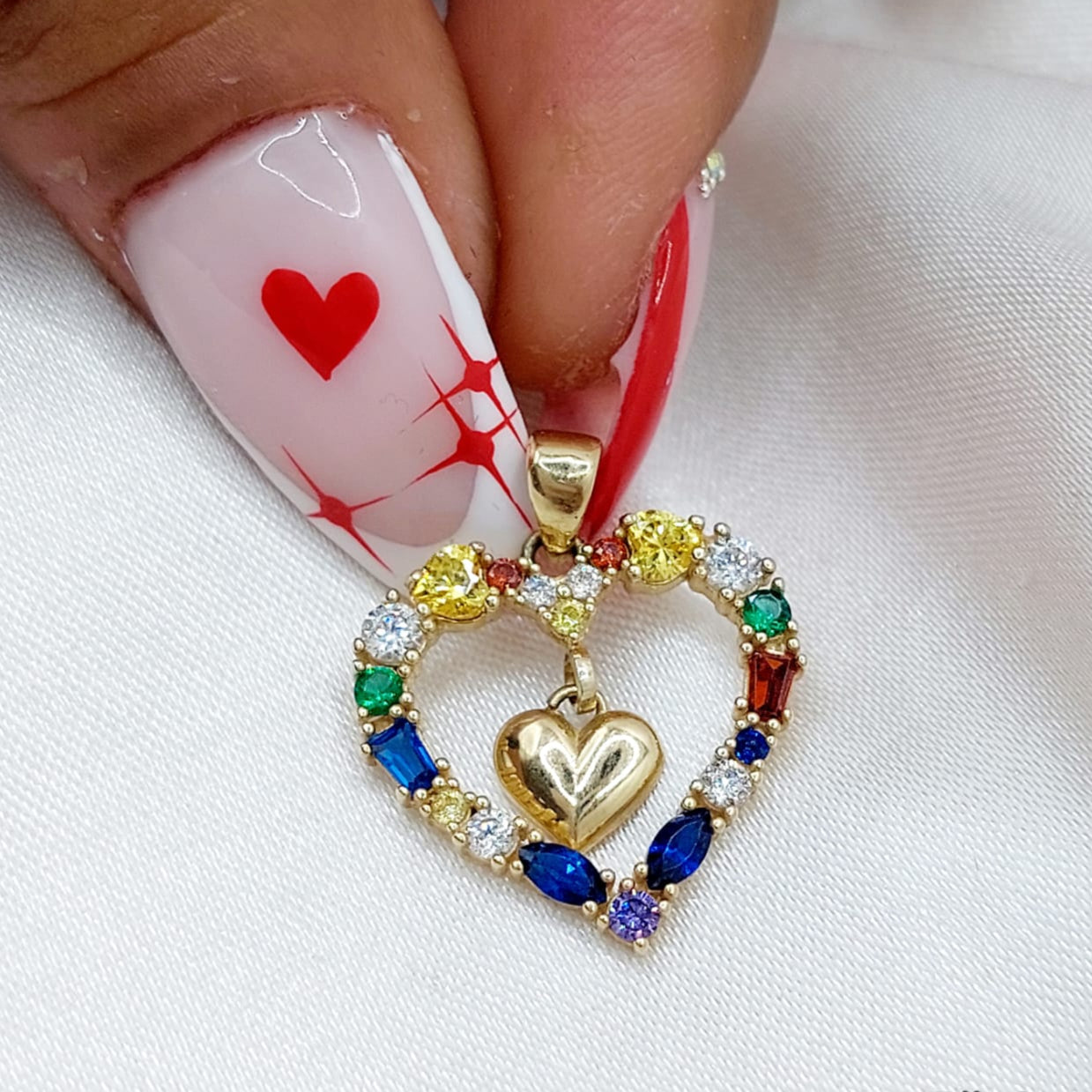 Dije Corazon Oro 10k 1.8g 2cm 210000019711