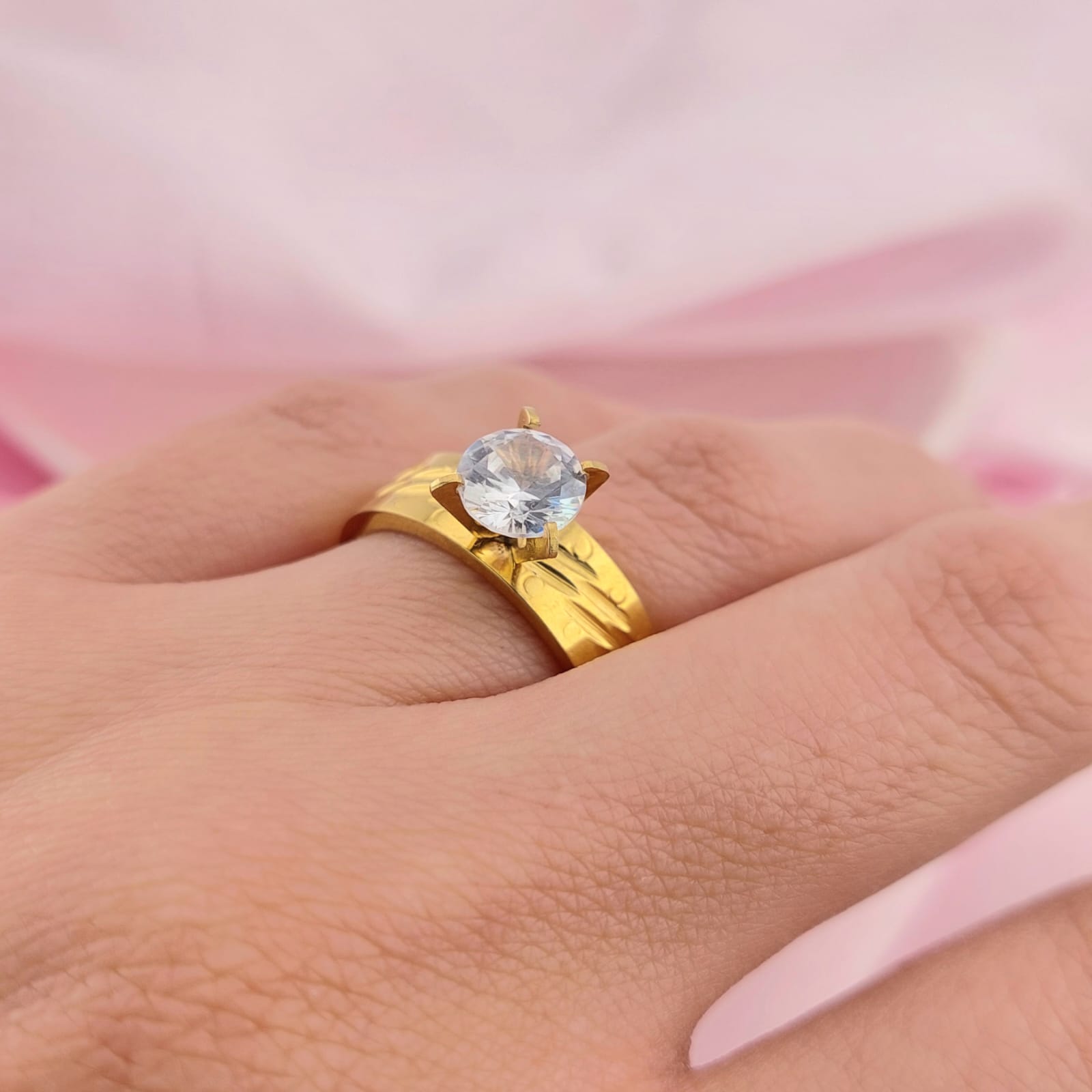 Anillo Compromiso Acero 210000024767x