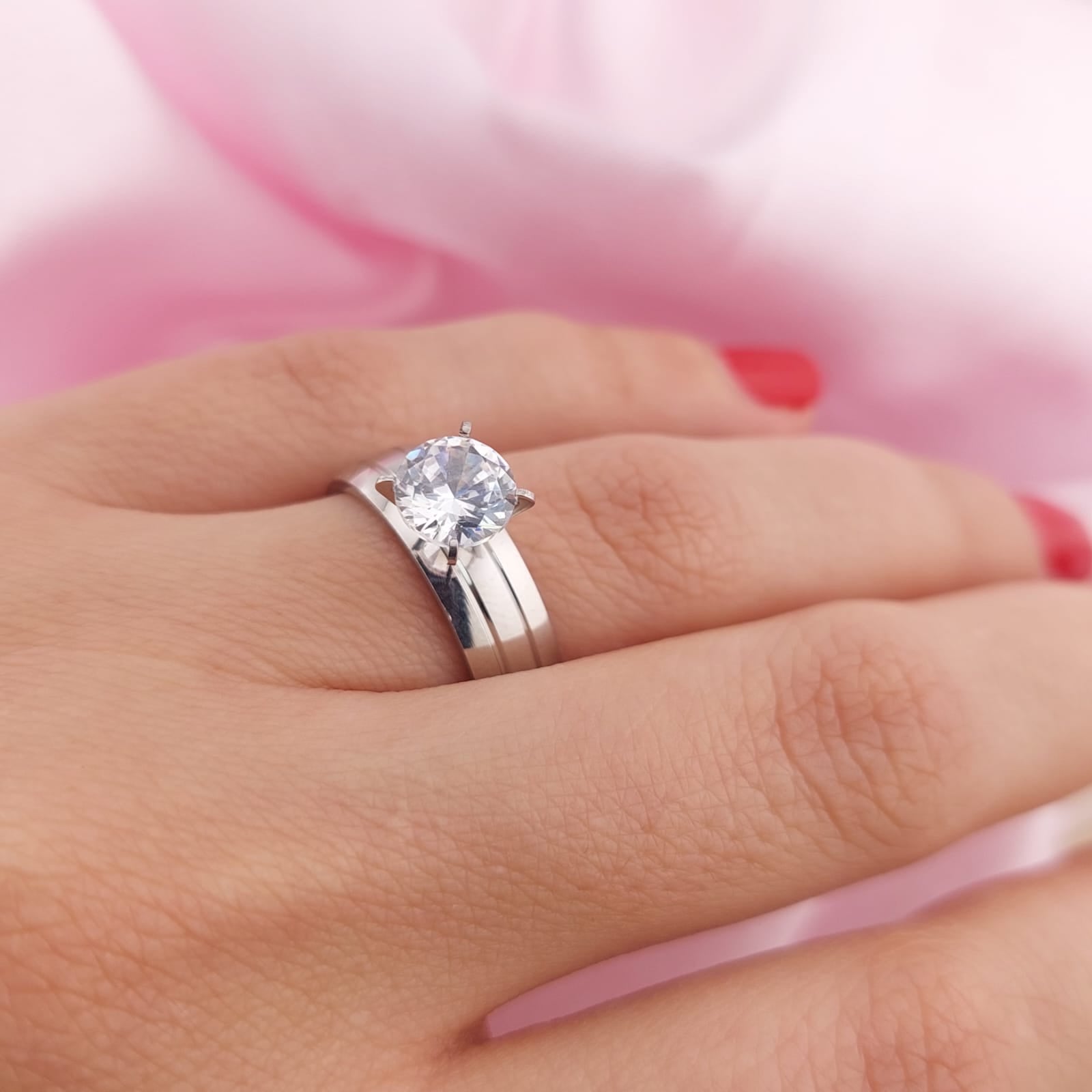 ANILLO COMPROMISO ACERO 210000010890x