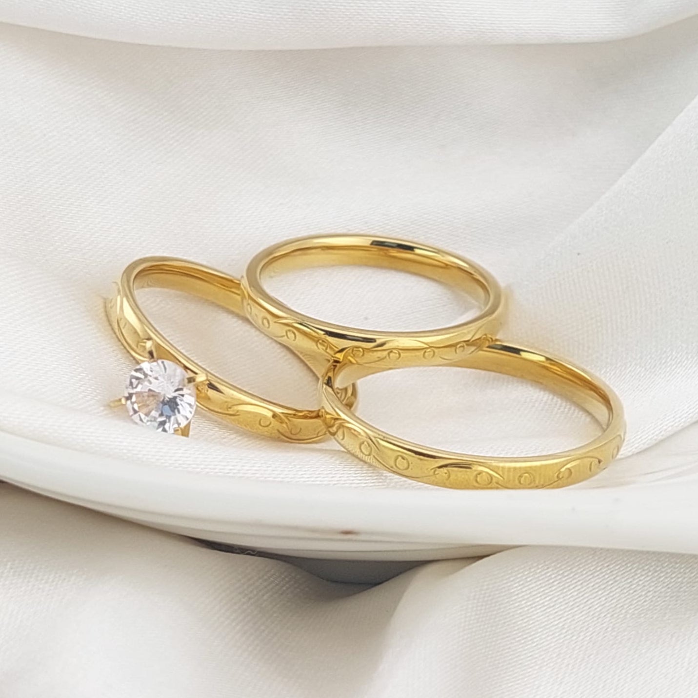 ANILLOS TRIOS ACERO 210000011561x