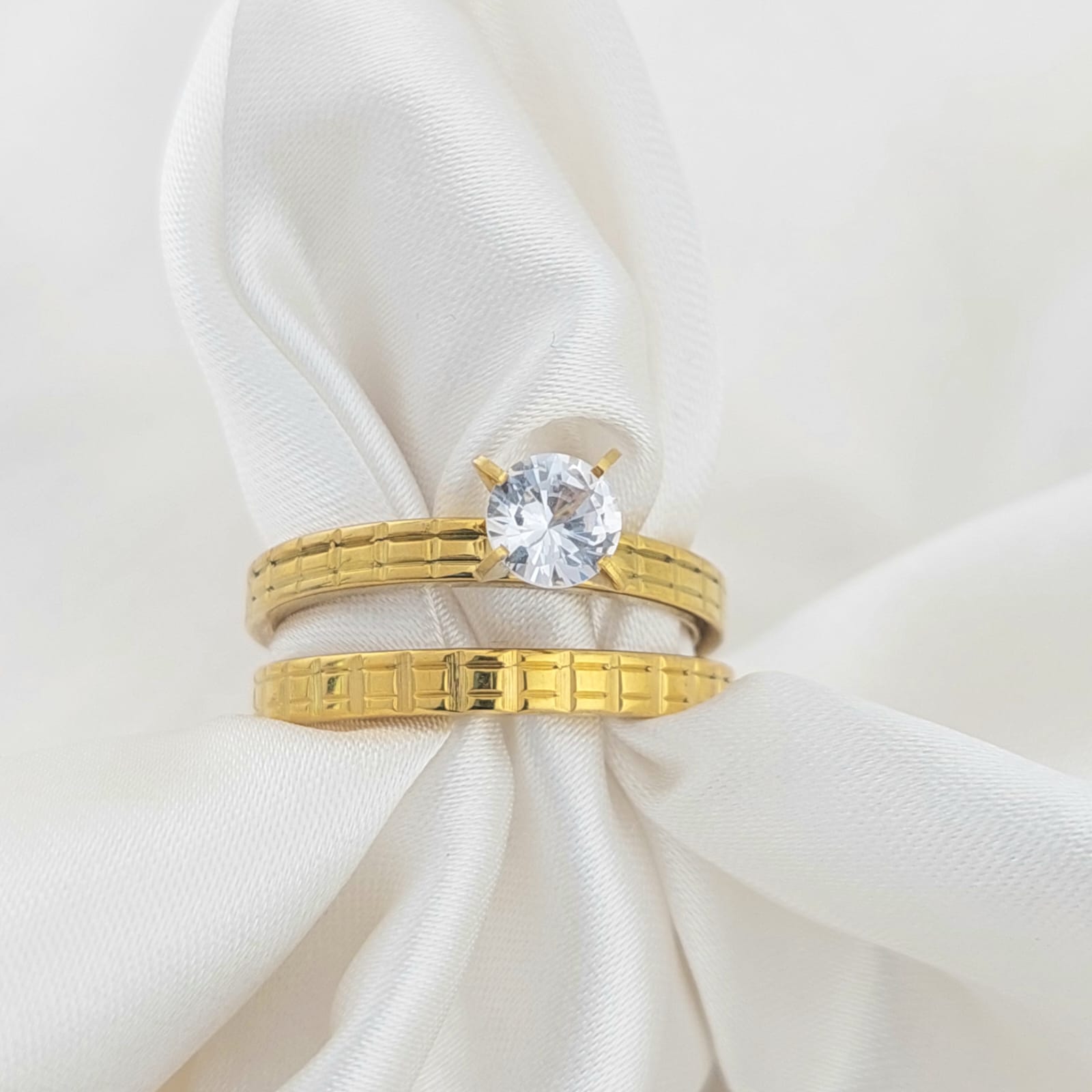 ANILLOS ACERO DUO DAMA 210000003268X