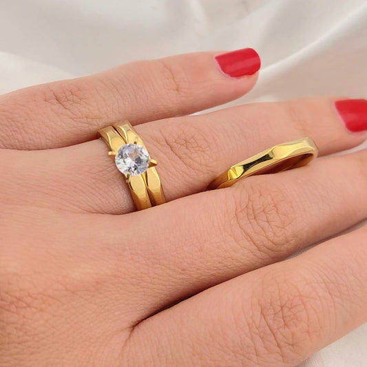 ANILLOS TRIO ACERO 210000010605X