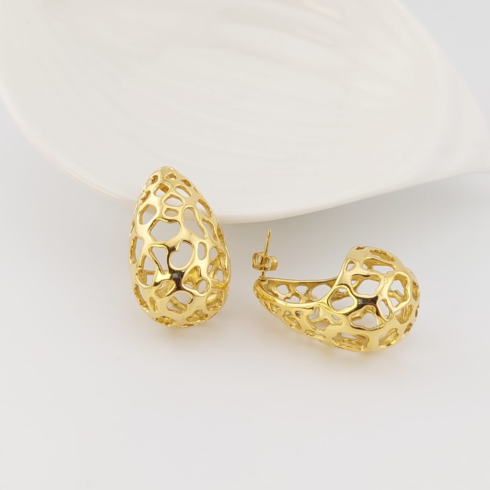 Aretes Dama Acero 21.4X35cm 210000023554x