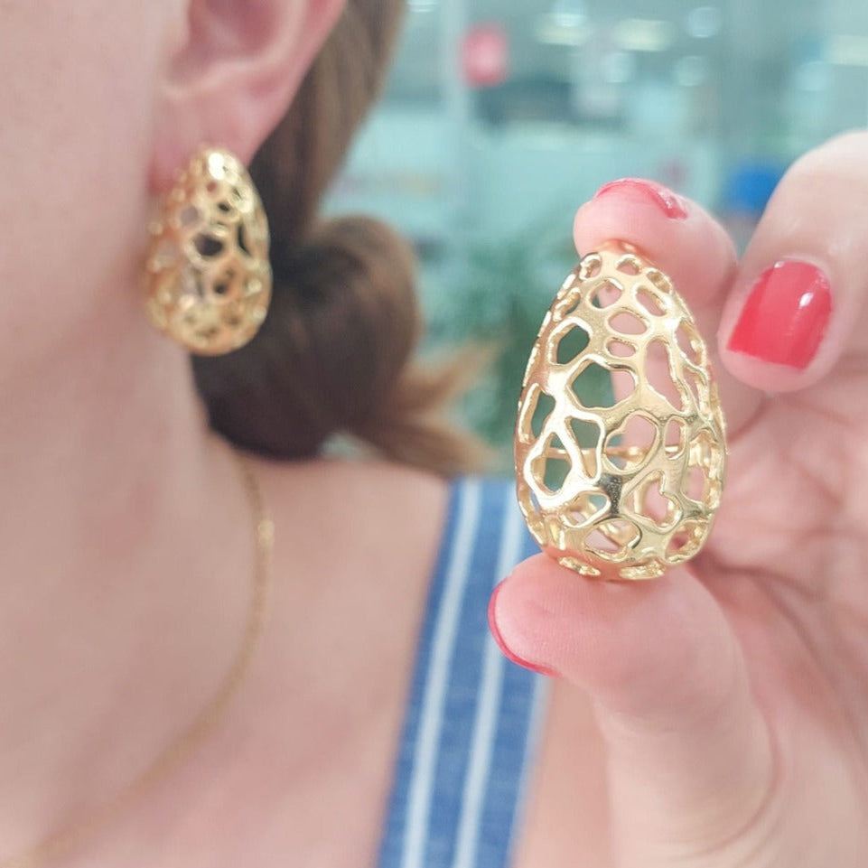 Aretes Dama Acero 21.4X35cm 210000023554x