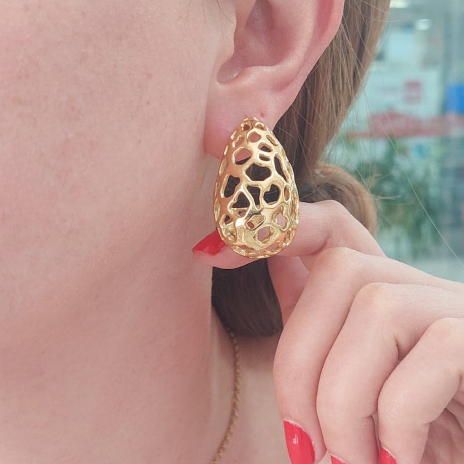 Aretes Dama Acero 21.4X35cm 210000023554x