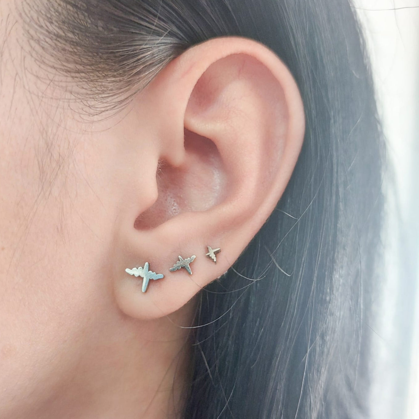 ARETES TRIO FIGURAS ACERO 210000008047x