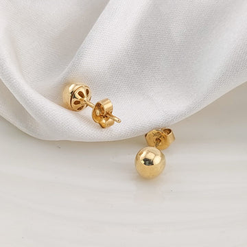 Aretes Bola 6mm 1.4g Oro Italia 10k 16238