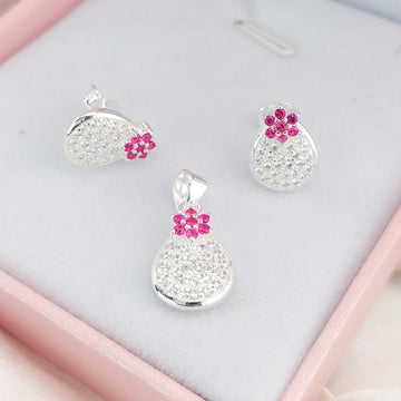 Juego Dama Plata 925 24075