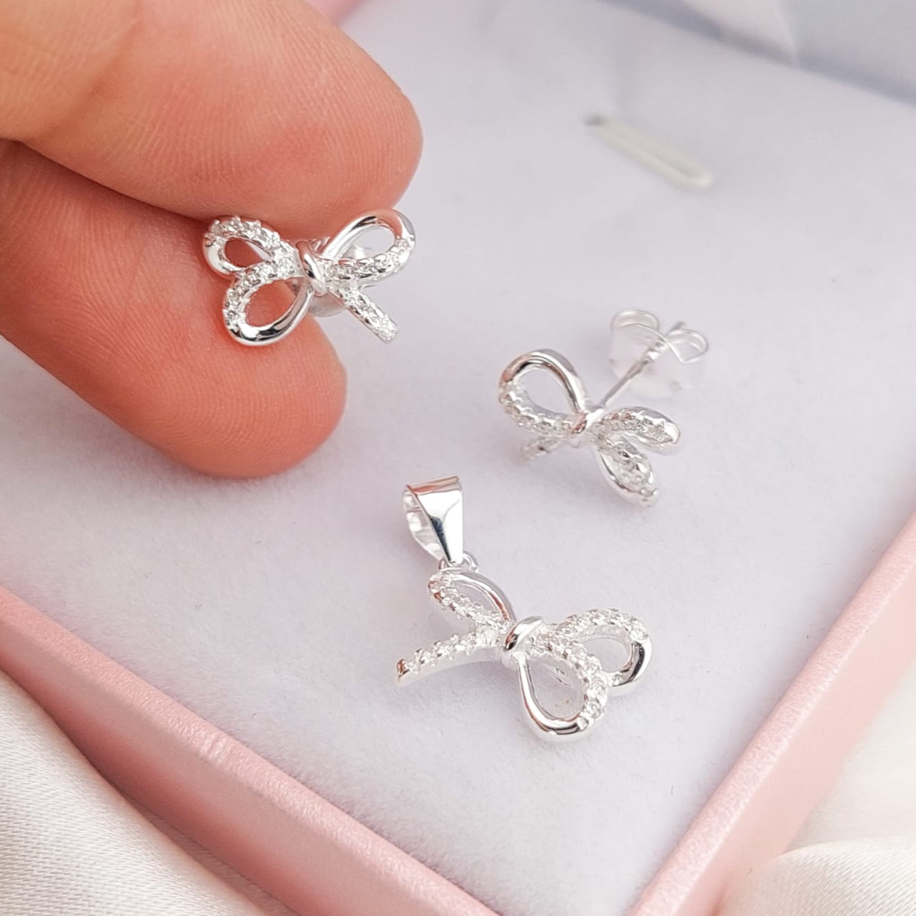 Juego Dama Plata 925 24073x