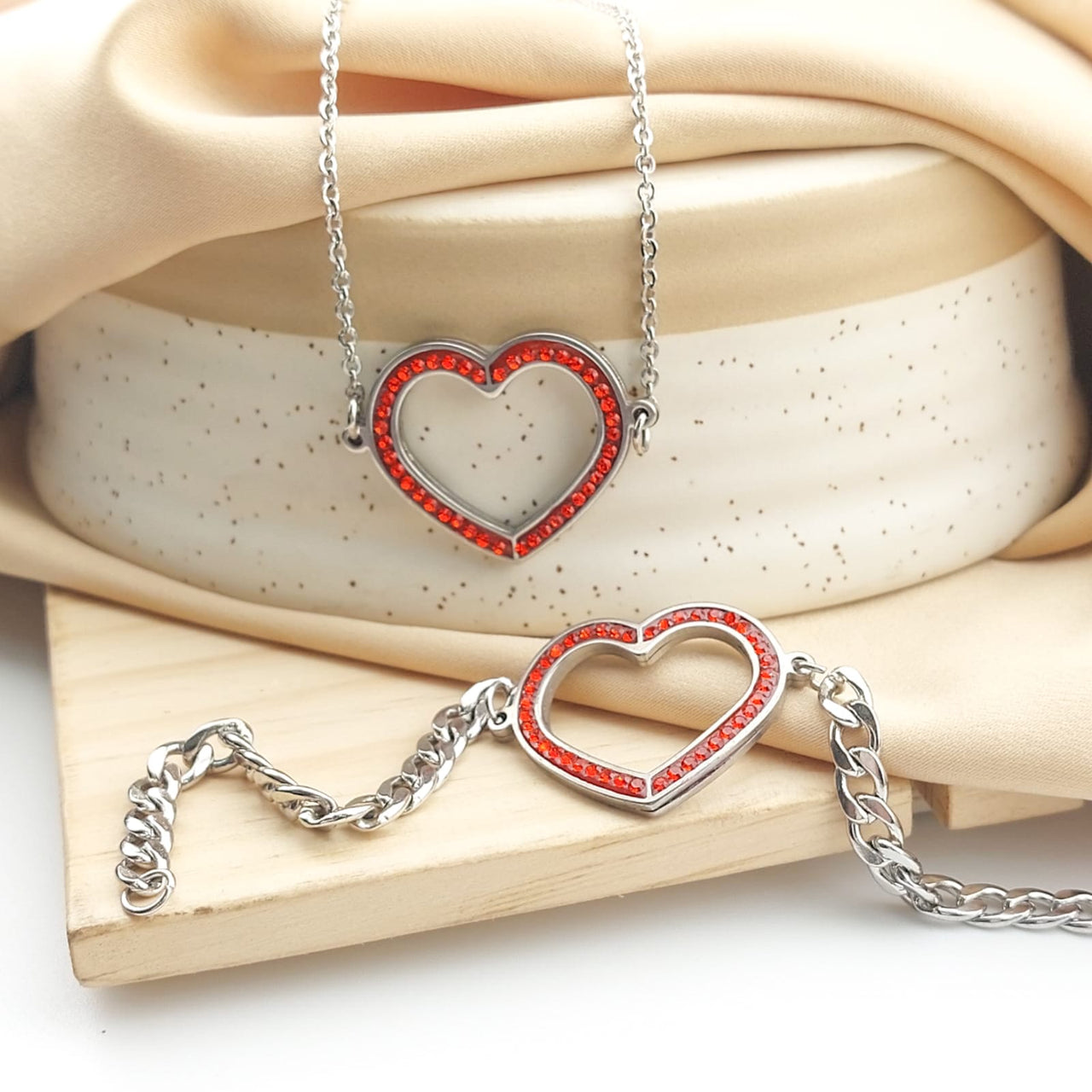 Juego Dama Collar/Pulsera Acero 210000014272x