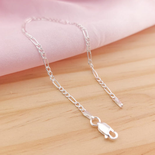 Pulsera Fígaro 19mm/2mm Plata 925 24492