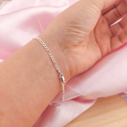 Pulsera Fígaro 19mm/2mm Plata 925 24492
